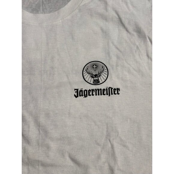 Vintage‎ Y2K Jagermeister T-Shirt sz L Double Sided Liquor Beer Alcohol Graphic - Picture 3 of 5